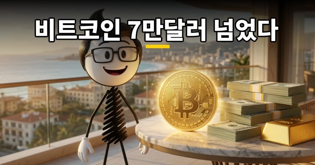 비트코인 7만달러 넘었다 — 코발좋