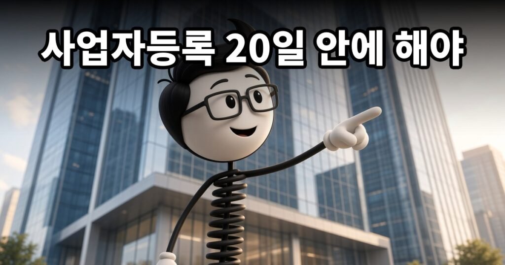 사업자등록 20일 안에 해야 — 코발좋