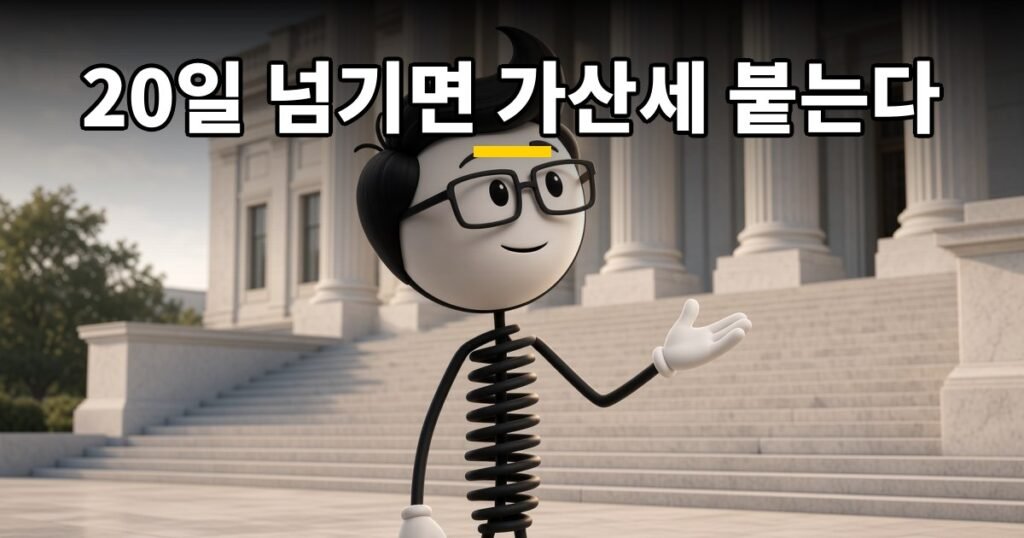 20일 넘기면 가산세 붙는다 — 코발좋