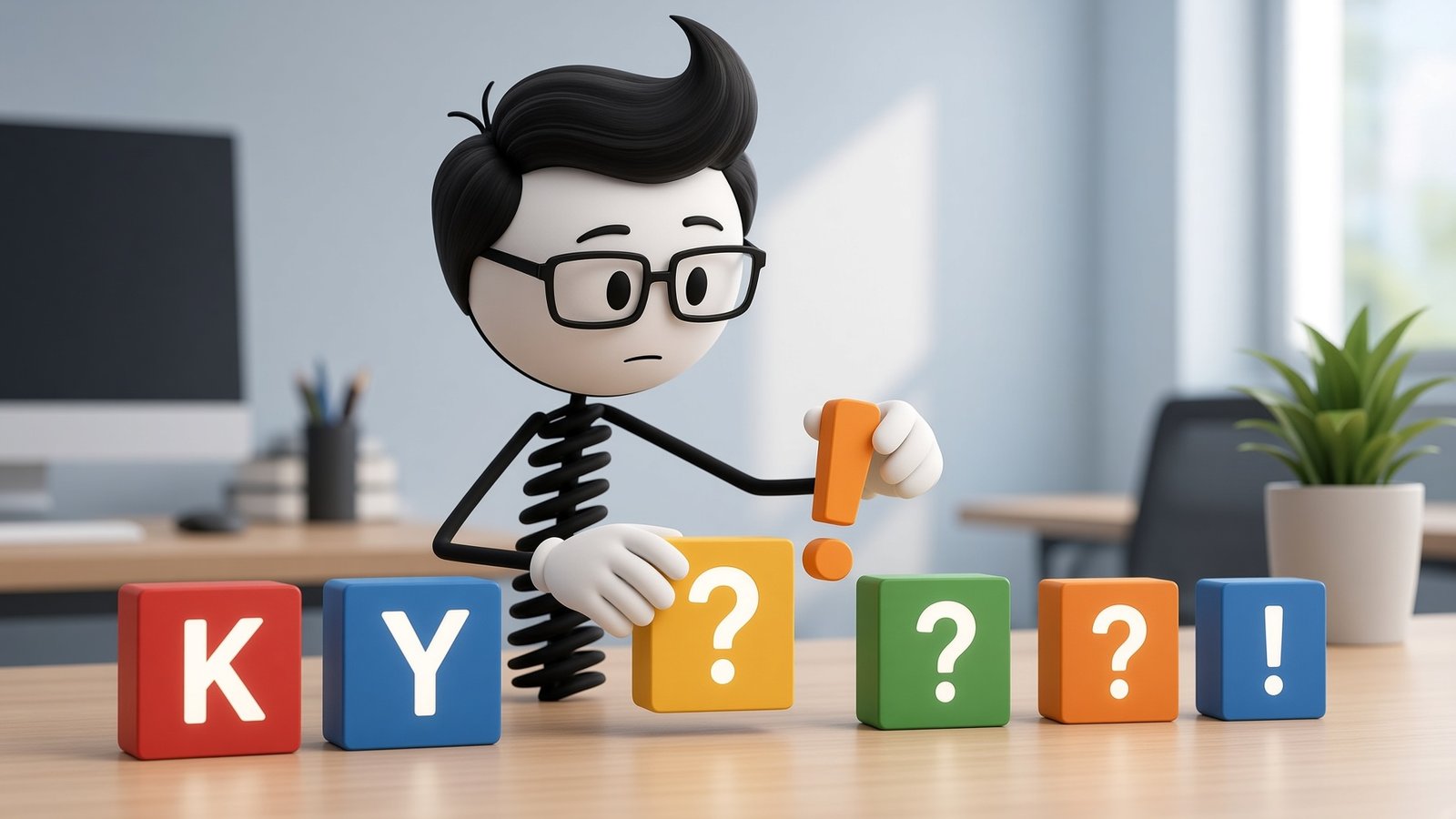 코발좋이 내용을 정리하는 모습