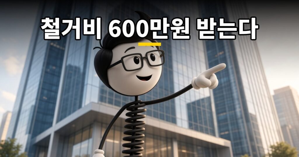 철거비 600만원 받는다 — 코발좋