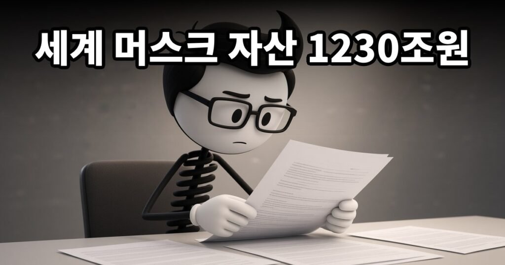 세계 머스크 자산 1230조원 — 코발좋