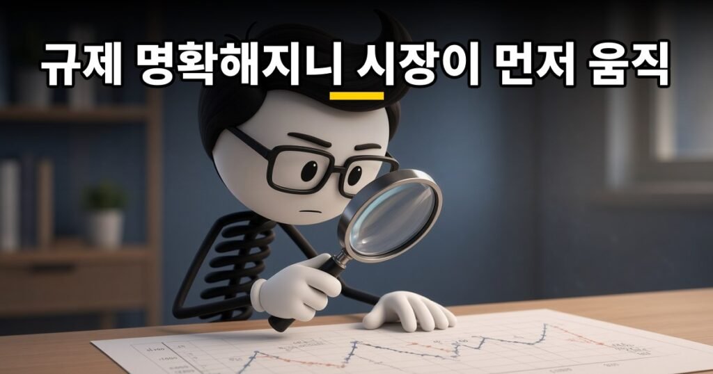 규제 명확해지니 시장이 먼저 움직 — 코발좋